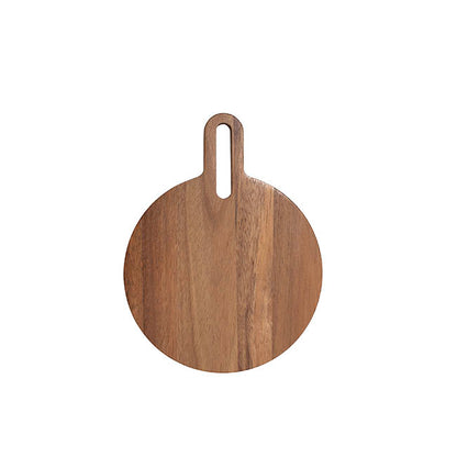 Round Acacia Wood Paddle Serving Board Brown (20x26x1.5cmH)