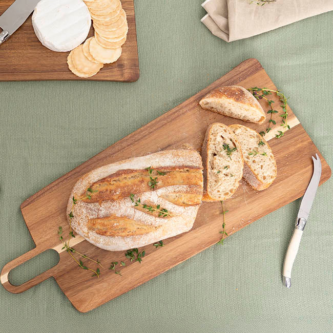 Acacia Wood Paddle Cutting Board Brown (25x58x1.5cmH)