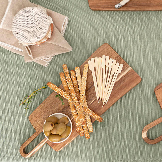 Acacia Wood Paddle Cutting Board Brown (15x37x1.5cmH)