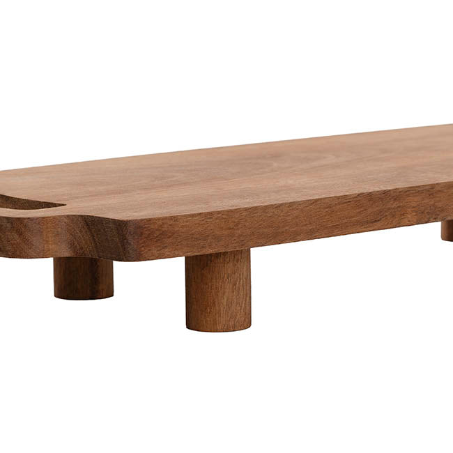 Acacia Wood Serving Board Stand Brown (58x23x5cmH)