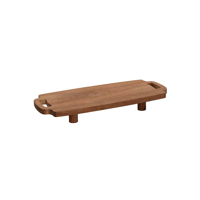 Acacia Wood Serving Board Stand Brown (40x17x5cmH)