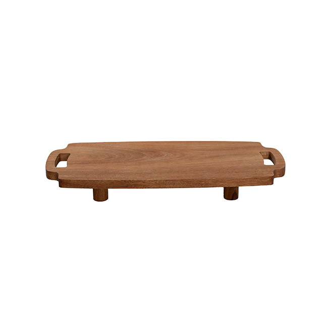 Acacia Wood Serving Board Stand Brown (40x17x5cmH)