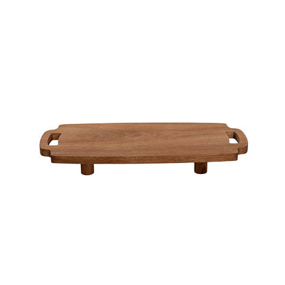 Acacia Wood Serving Board Stand Brown (40x17x5cmH)