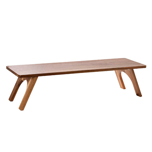 Foldable Acacia Wood Serving Table Brown (80x25x20cmH)