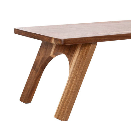 Foldable Acacia Wood Serving Table Brown (80x25x20cmH)