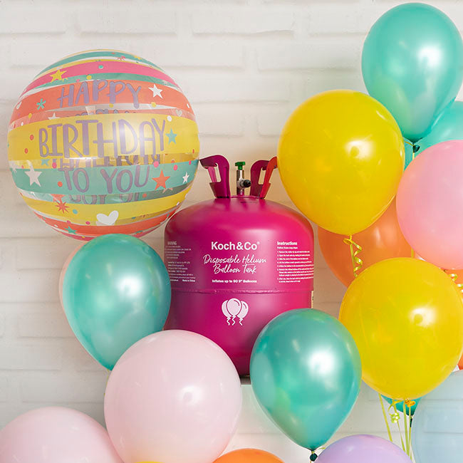Printed Bubble Balloon 18" Happy Birthday To You (46cmD)