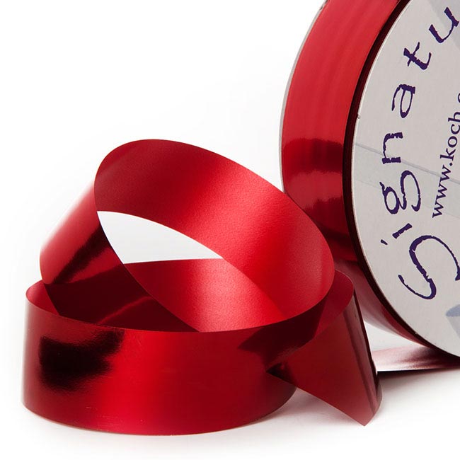 Premium Tear Ribbon Metallic Red (30mmx91m)