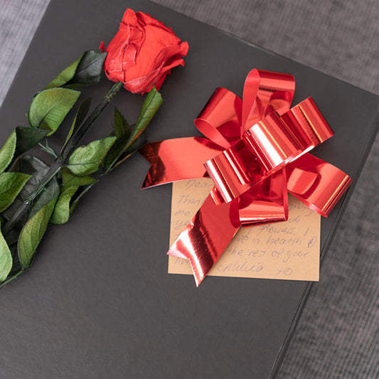 Premium Tear Ribbon Metallic Red (30mmx91m)