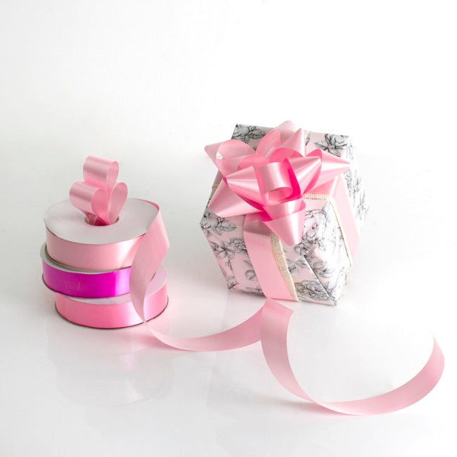 Tear Ribbon Florists Hampers Gifts Baby Pink (30mmx91m)