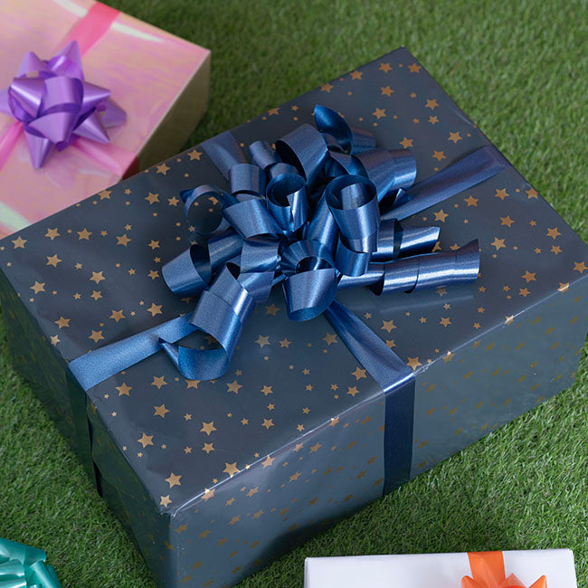 Tear Ribbon Florists Hampers Gifts Navy (30mmx91m)