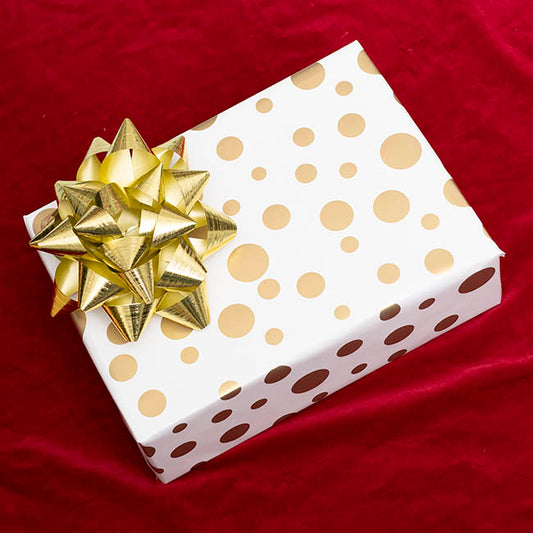 Premium NoTear Ribbon Embossed Metallic Champagne (30mmx91m)