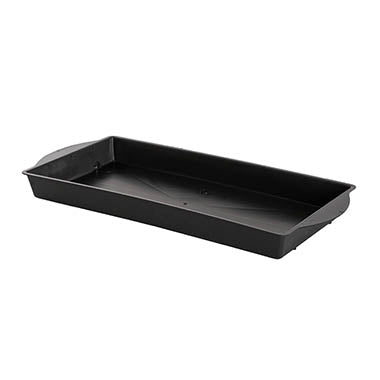 Tray Black Single Only No Guard Black (24x14x3.2cmH)