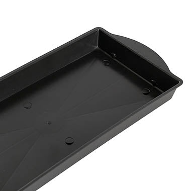 Tray Black Single Only No Guard Black (24x14x3.2cmH)