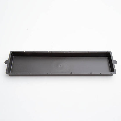 Tray Black Double Only No Guard (48cmx13cmx3.4cmH) Black