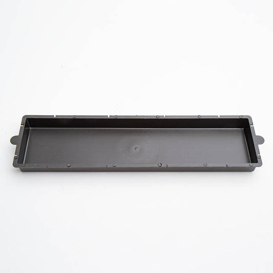 Tray Black Double Only No Guard (48cmx13cmx3.4cmH) Black