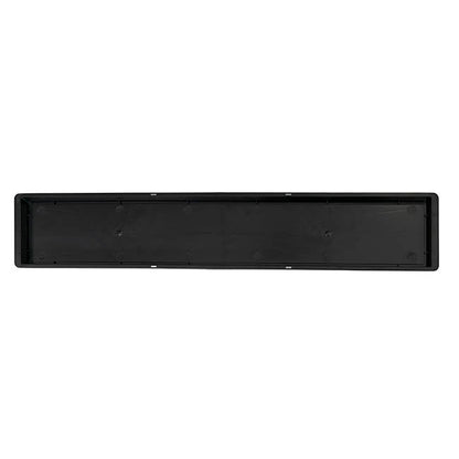 Tray Black Triple Only No Guard (72cmx13cmx3.4cmH) Black