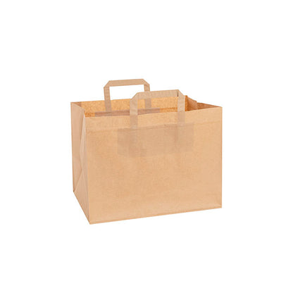 Brown Kraft Take Away Paper Bag Pack10 (320Wx215Gx245mmH)