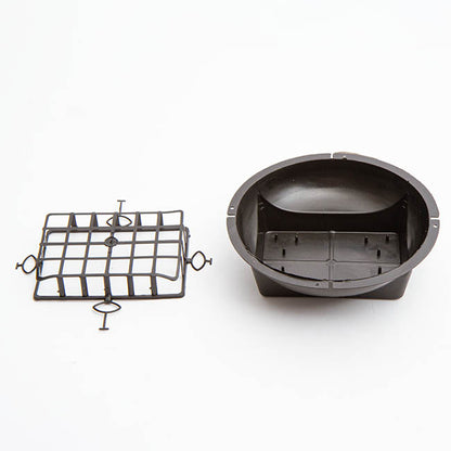 Bowl & Guard No.6 Rectangle Base (17Dx5.5cmH) Black