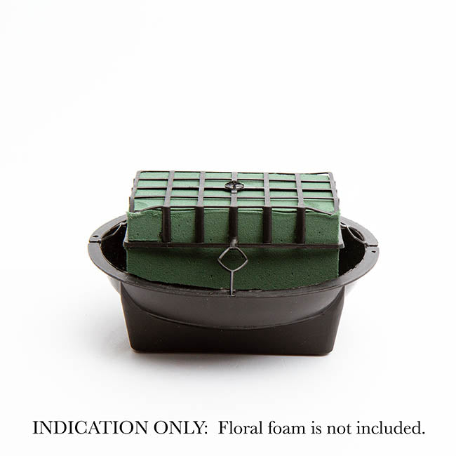 Bowl & Guard No.6 Rectangle Base (17Dx5.5cmH) Black