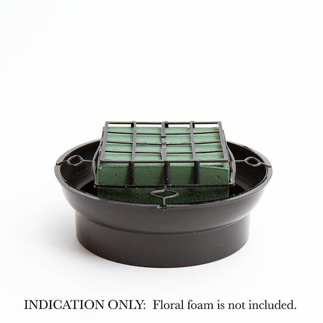 Bowl & Guard No.7 Round Base (18.3Dx6cmH) Black
