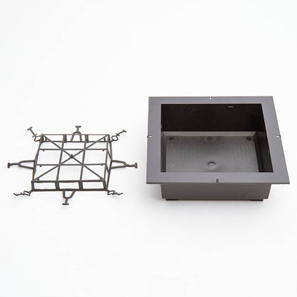 Square Bowl & Guard (20x20x6.5cmH) Black