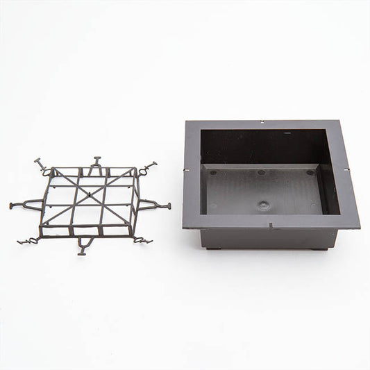 Square Bowl & Guard (20x20x6.5cmH) Black