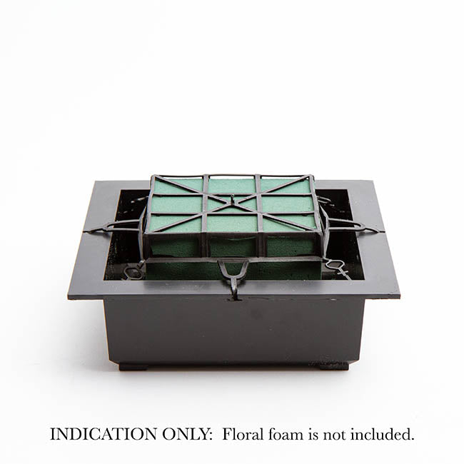 Square Bowl & Guard (20x20x6.5cmH) Black
