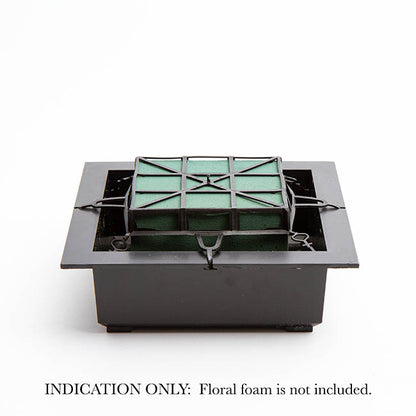 Square Bowl & Guard (20x20x6.5cmH) Black