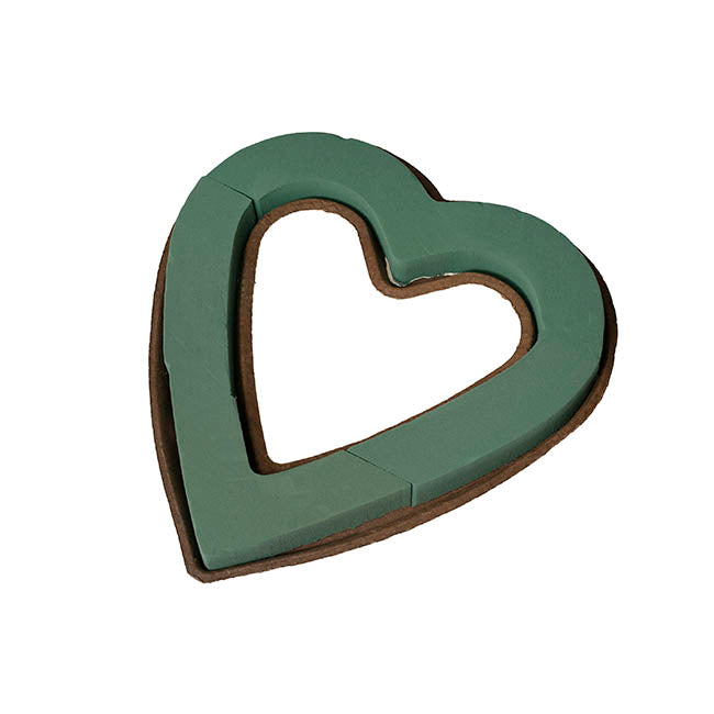 Strass Open Heart Extra Large Mache Base (46cm)