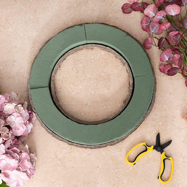 Floral Foam Strass Wreath Ring Mache Base (44cm)