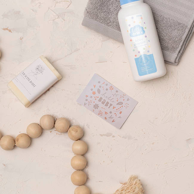 Cards Hello Baby Neutral Autumn Leaves (10x6.5cmH) Pack 50