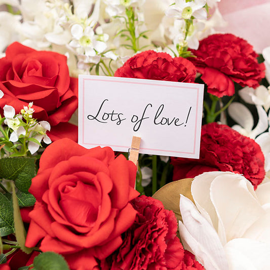 Cards Blank Silhouette Pink (10x6.5cmH) Pack 50