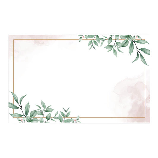 Cards White Eucalypt Branches (10x6.5cmH) Pack 50