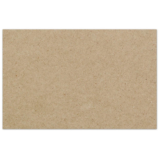 Cards Brown Kraft Natural Kraft (10x6.5cmH) Pack 50