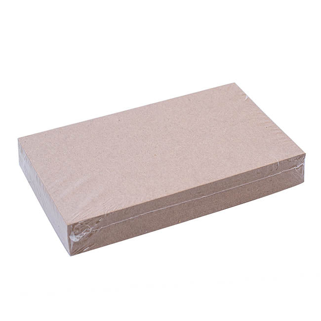 Cards Brown Kraft Natural Kraft (10x6.5cmH) Pack 50