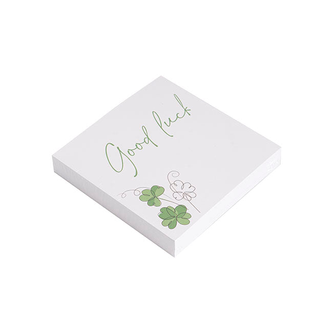 Cards White Good Luck Clover Bunch (10x10cmH) Pk 50