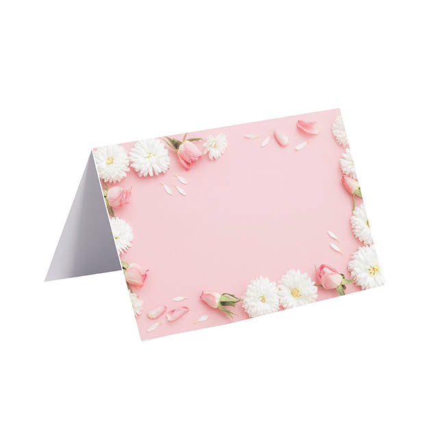 Gallery Gift Card & Envelope Flower Frame Pk25 (10x6.5cmH)