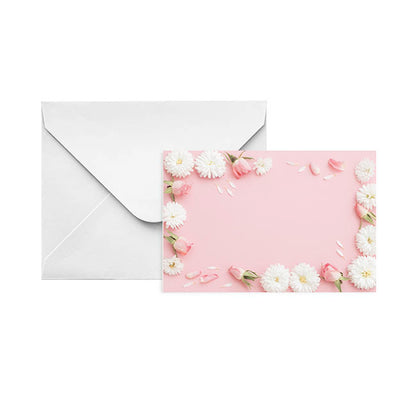 Gallery Gift Card & Envelope Flower Frame Pk25 (10x6.5cmH)