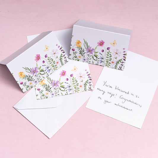 Gallery Gift Card & Envelope Flower Garden Pk25 (10x6.5cmH)