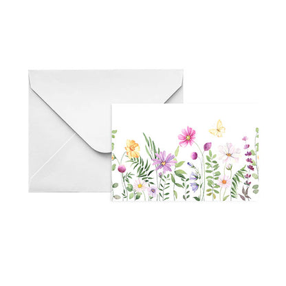 Gallery Gift Card & Envelope Flower Garden Pk25 (10x6.5cmH)