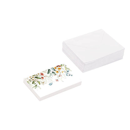 Gallery Gift Card & Envelope Spring Flowers Pk25 (10x6.5cmH)