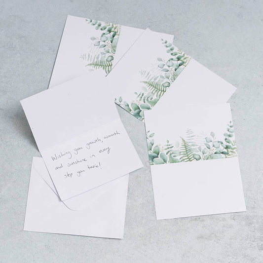 Gallery Gift Card & Envelope Eucalyptus Drop Pk25(10x6.5cmH)