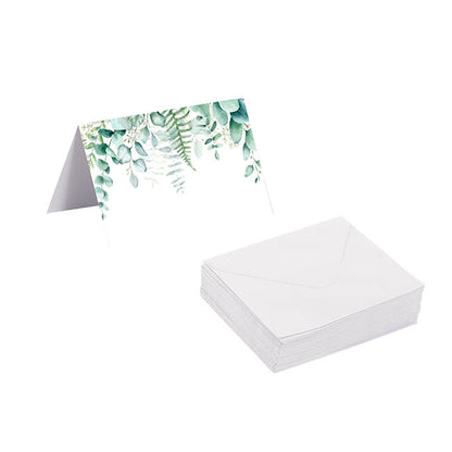 Gallery Gift Card & Envelope Eucalyptus Drop Pk25(10x6.5cmH)