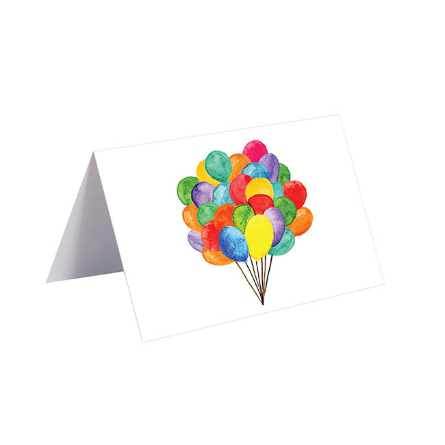 Gallery Gift Card & Envelope Balloon Bunch Pk25 (10x6.5cmH)