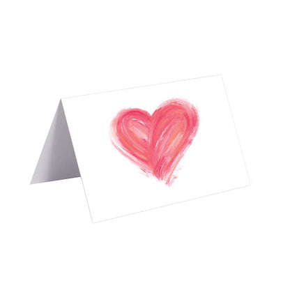 Gallery Gift Card & Envelope Painted Heart Pk25 (10x6.5cmH)