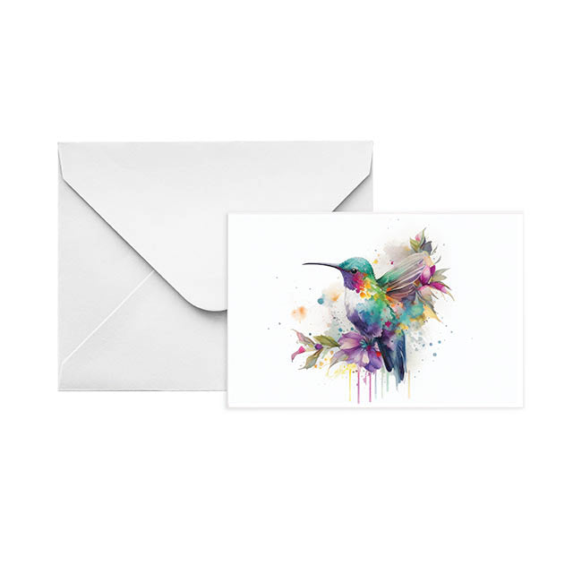 Gallery Gift Card & Envelope Hummingbird Pk25 (10x6.5cmH)