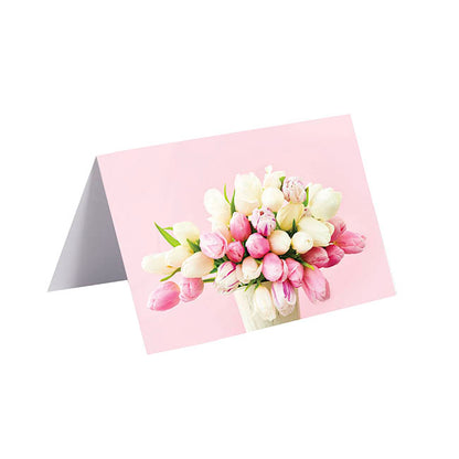 Gallery Gift Card & Envelope Tulip Bunch Pk25 (10x6.5cmH)