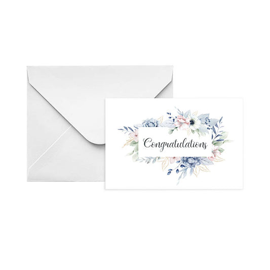 Gallery Gift Card & Envelope Congratulations Pk25(10x6.5cmH)