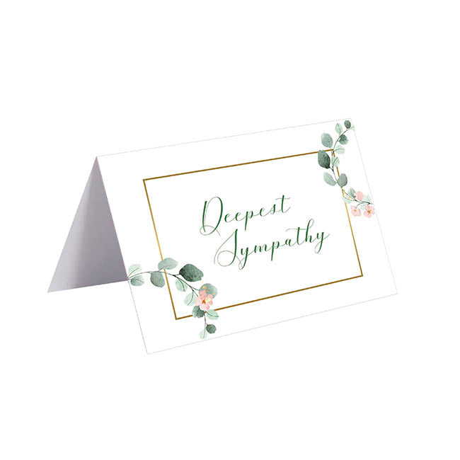 Gallery Gift Card & Envelope Sympathy Spray Pk25(10x6.5cmH)