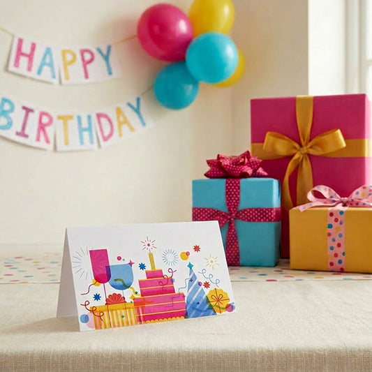 Gallery Gift Card & Envelope Celebration Pk25 (10x6.5cmH)